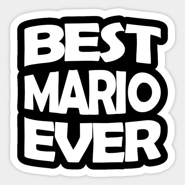 Best Mario ever Sticker by TTL